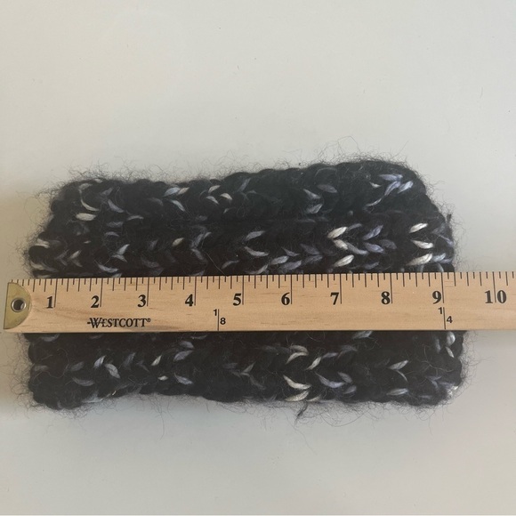 Eugenia Kim Knit Headband‎ Ear Warmer - Black White Marled Wool Alpaca Blend main image 5
